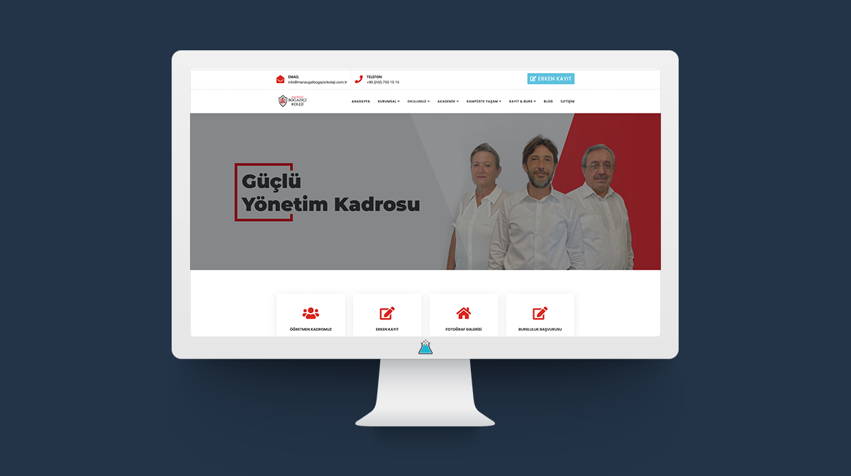 Manavgat Boğaziçi Koleji Web Tasarım & Yazılım
